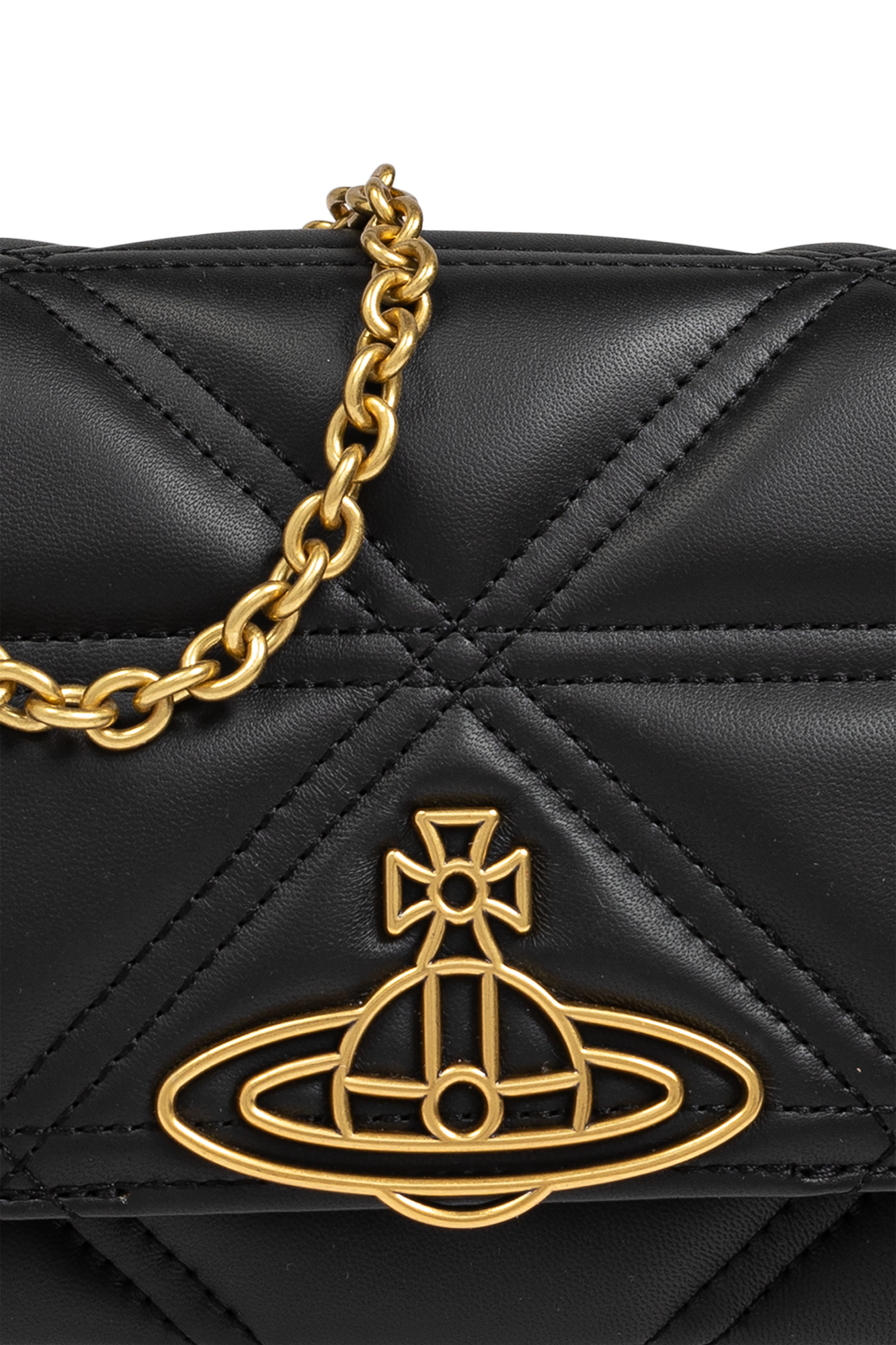 VIVIENNE WESTWOOD★Shoulder bag★追跡可能★関税/送料込み Vivienne Westwood Adjustable Shoulder Bag Orb Gold Big Logo
